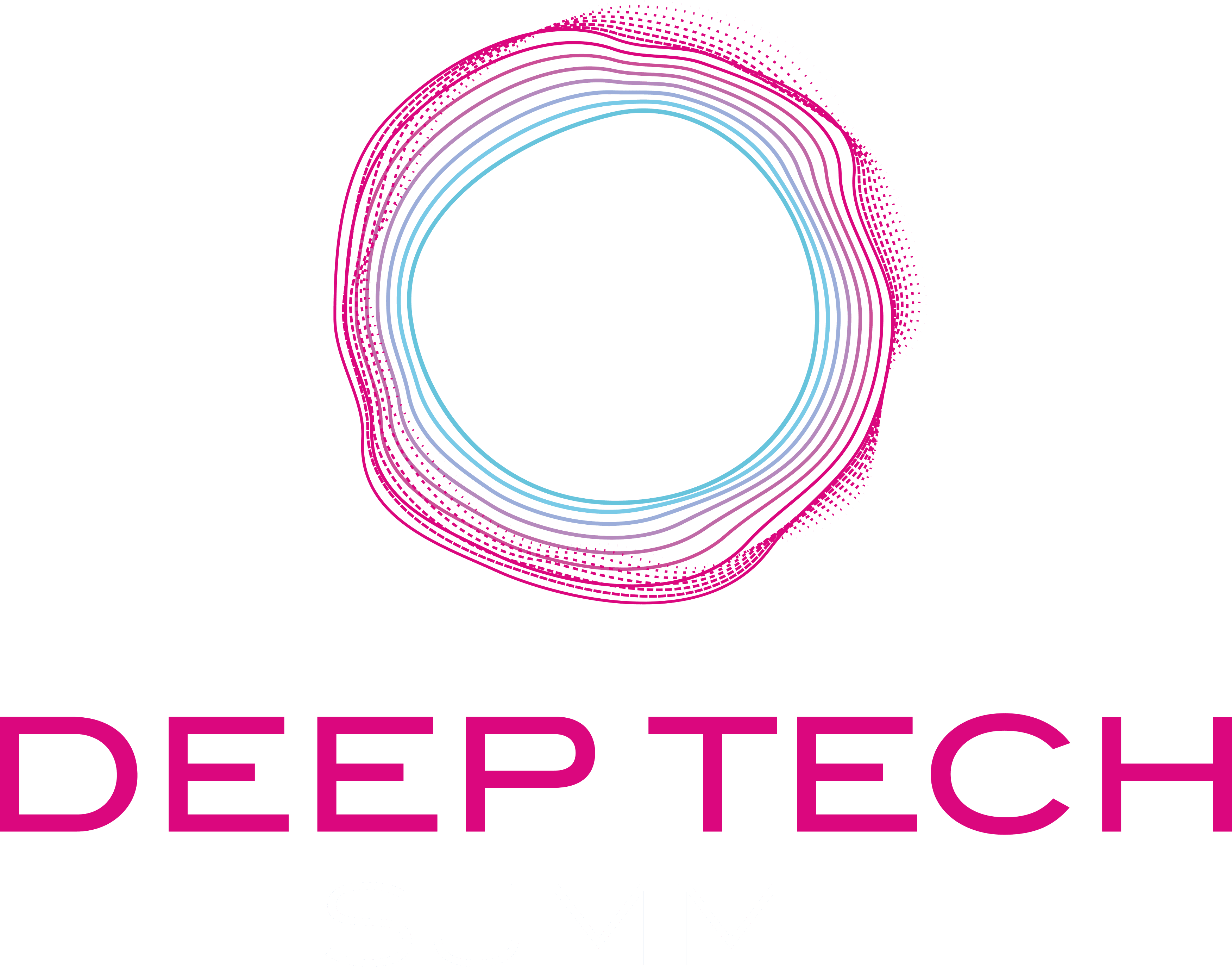 Deep Tech Summit vertical logo: a magenta-to-cyan ring above the words Deep Tech Summit